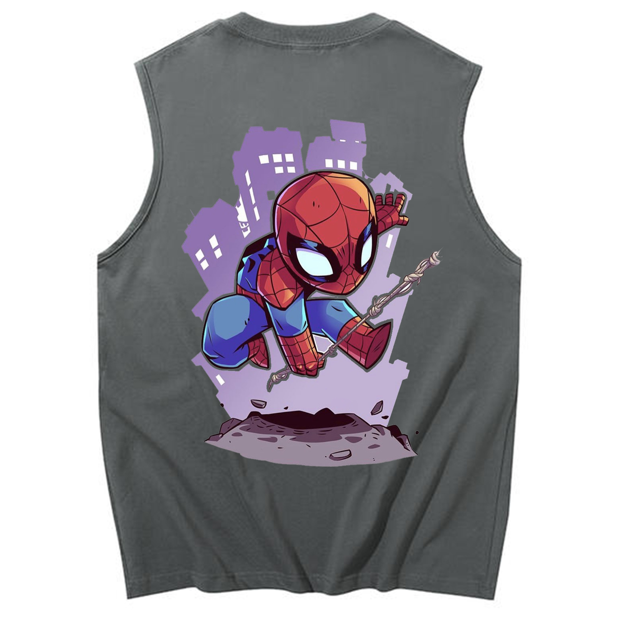 （画像用） アベンジャーズ The Avengers コットン100％タンクトップ（背面プリント）